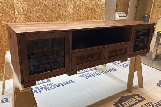 Custom Majestic-inspired Media Console for a New Castle